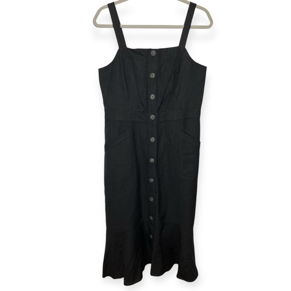 BANANA republic EUC black farmers market dress 10 - Picture 2 of 8